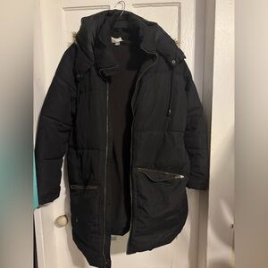 Fleece lined heavy duty old navy winter jacket size XL